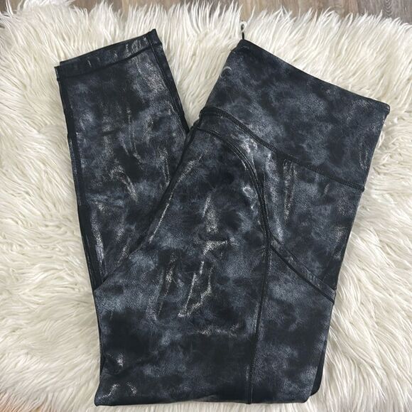 ZYIA ACTIVE FAUX LEATHER CAMU LEGGINGS NWT SIZE 14-16 - Picture 3 of 11